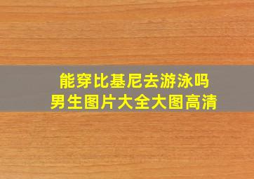 能穿比基尼去游泳吗男生图片大全大图高清