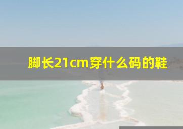 脚长21cm穿什么码的鞋