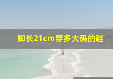 脚长21cm穿多大码的鞋