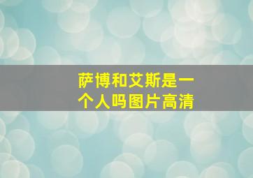 萨博和艾斯是一个人吗图片高清