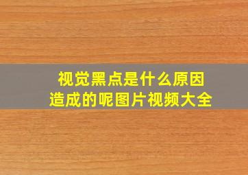 视觉黑点是什么原因造成的呢图片视频大全