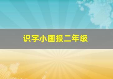 识字小画报二年级