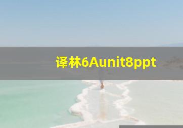 译林6Aunit8ppt