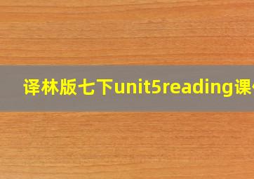 译林版七下unit5reading课件