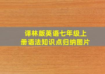 译林版英语七年级上册语法知识点归纳图片