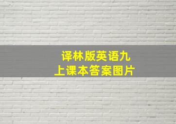 译林版英语九上课本答案图片