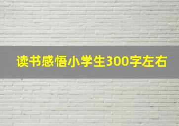 读书感悟小学生300字左右