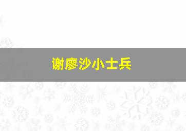 谢廖沙小士兵