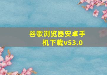 谷歌浏览器安卓手机下载v53.0