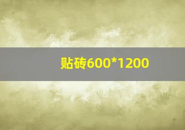 贴砖600*1200