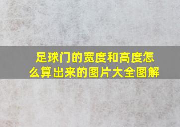 足球门的宽度和高度怎么算出来的图片大全图解