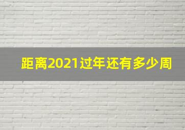 距离2021过年还有多少周