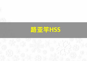 路亚竿HSS