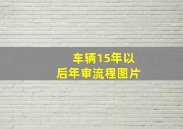 车辆15年以后年审流程图片