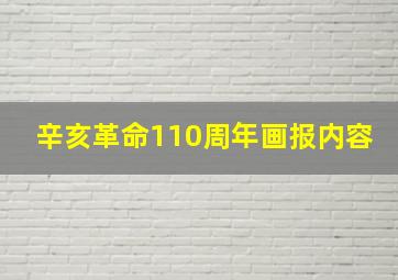 辛亥革命110周年画报内容