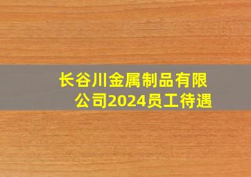 长谷川金属制品有限公司2024员工待遇