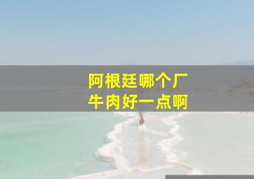 阿根廷哪个厂牛肉好一点啊