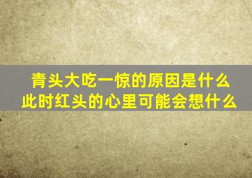 青头大吃一惊的原因是什么此时红头的心里可能会想什么