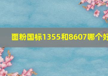 面粉国标1355和8607哪个好