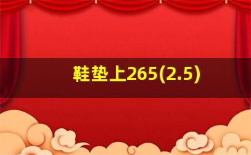 鞋垫上265(2.5)