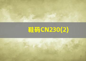 鞋码CN230(2)