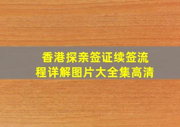 香港探亲签证续签流程详解图片大全集高清