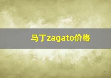 马丁zagato价格