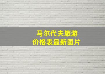 马尔代夫旅游价格表最新图片