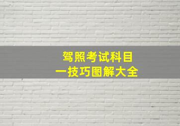 驾照考试科目一技巧图解大全