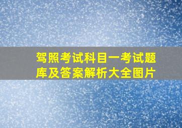 驾照考试科目一考试题库及答案解析大全图片