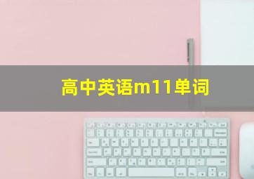 高中英语m11单词