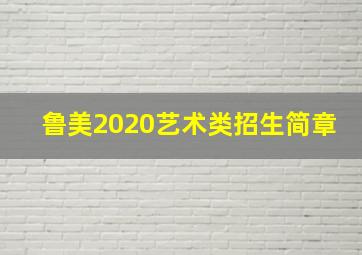 鲁美2020艺术类招生简章