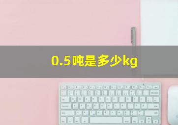 0.5吨是多少kg