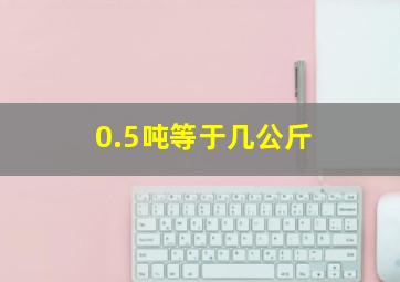 0.5吨等于几公斤