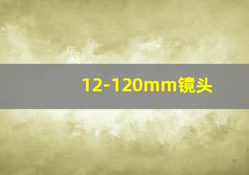 12-120mm镜头