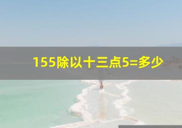 155除以十三点5=多少