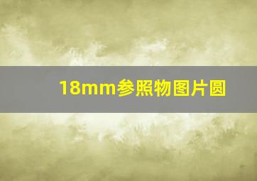 18mm参照物图片圆