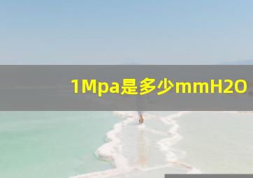 1Mpa是多少mmH2O