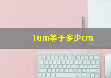 1um等于多少cm