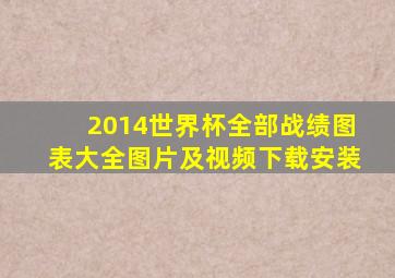 2014世界杯全部战绩图表大全图片及视频下载安装