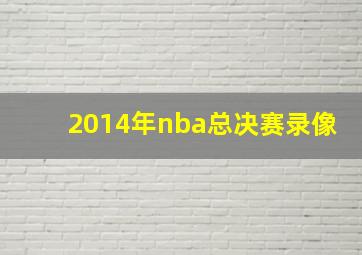 2014年nba总决赛录像