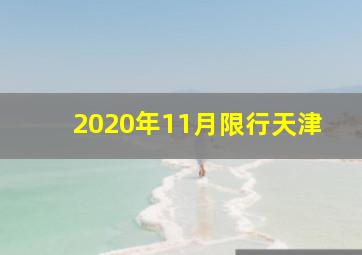 2020年11月限行天津