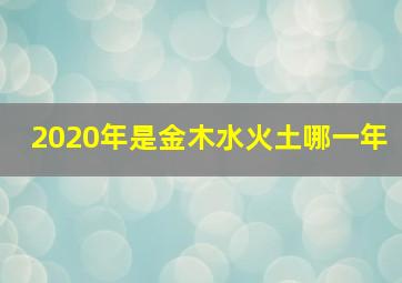 2020年是金木水火土哪一年