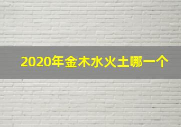 2020年金木水火土哪一个