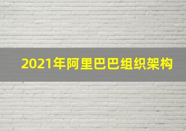 2021年阿里巴巴组织架构