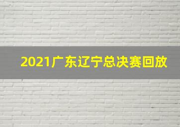 2021广东辽宁总决赛回放