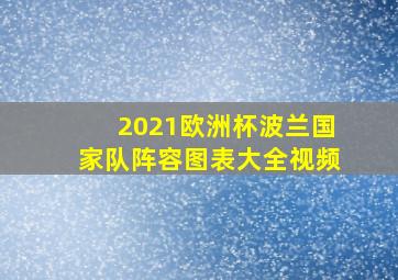 2021欧洲杯波兰国家队阵容图表大全视频