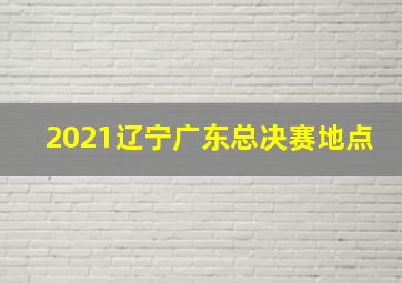 2021辽宁广东总决赛地点