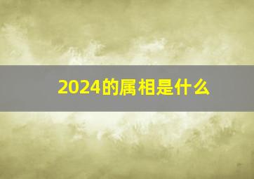 2024的属相是什么