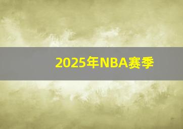 2025年NBA赛季